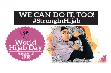 穆斯林女性为世界头巾日做筹备工作